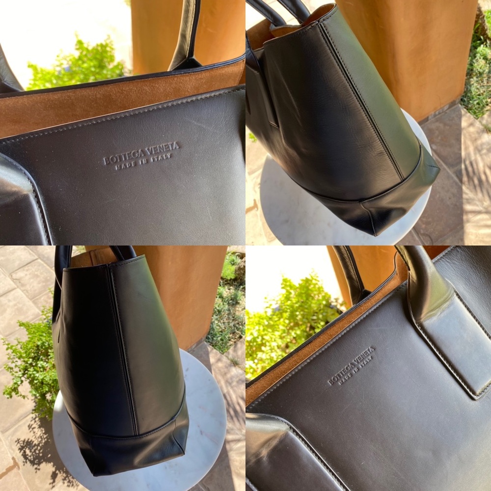SOLD Bottega Veneta Large Open Leather Tote in Smooth Calf - Picture 9 of 15